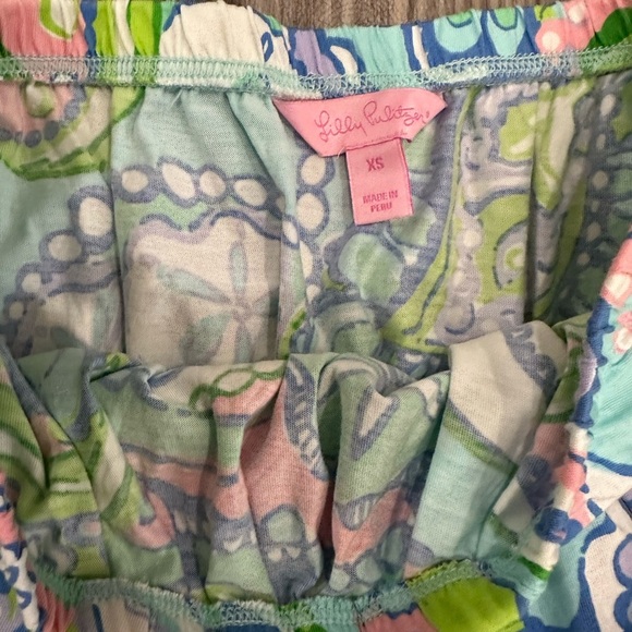 Lilly Pulitzer Strapless Dress in Pastel Paisley - Picture 2 of 4